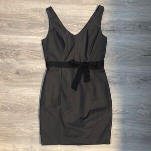 Cute Grey Dress with Bow